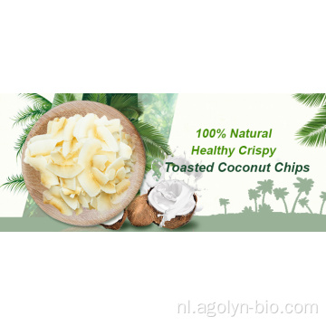 OEM gedroogde vruchten gezonde zoete geroosterde kokosnoot chips